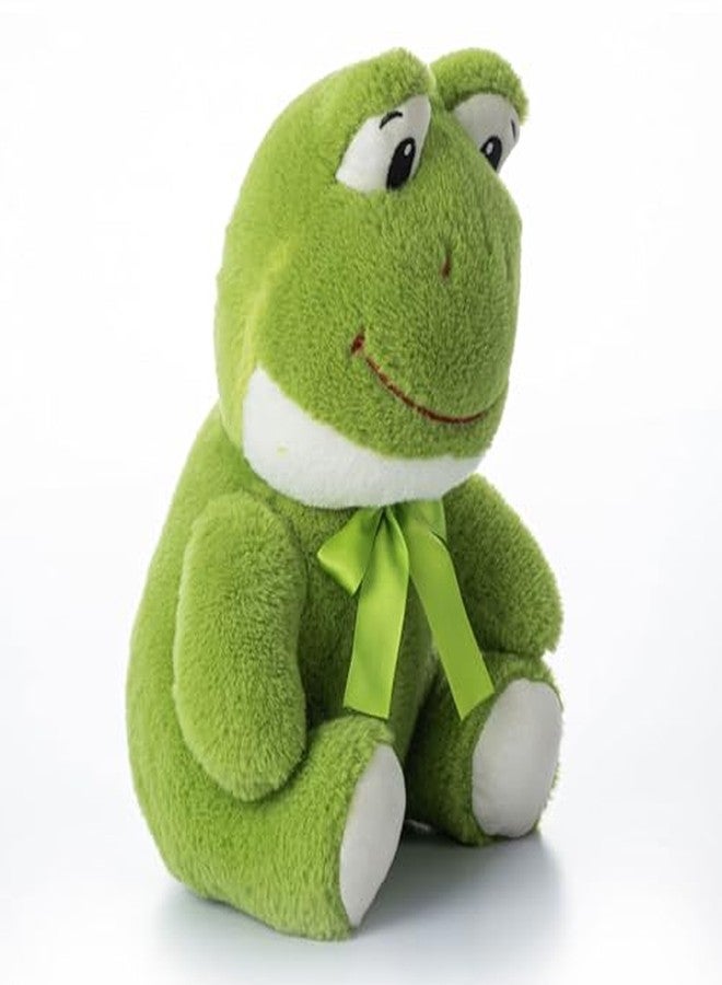 Dimpy Stuff Plushie - Green Plush Frog Soft Toy, 25 cm (10") - Huggably Soft Cuddly Gift Idea Kids Adults - Image 3